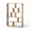 Modern houten boekenrek met open vakken